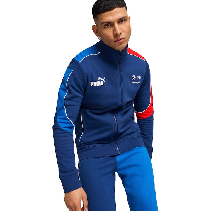 Яке Puma Bmw Mms Mt7 Sweat Jacket, Син