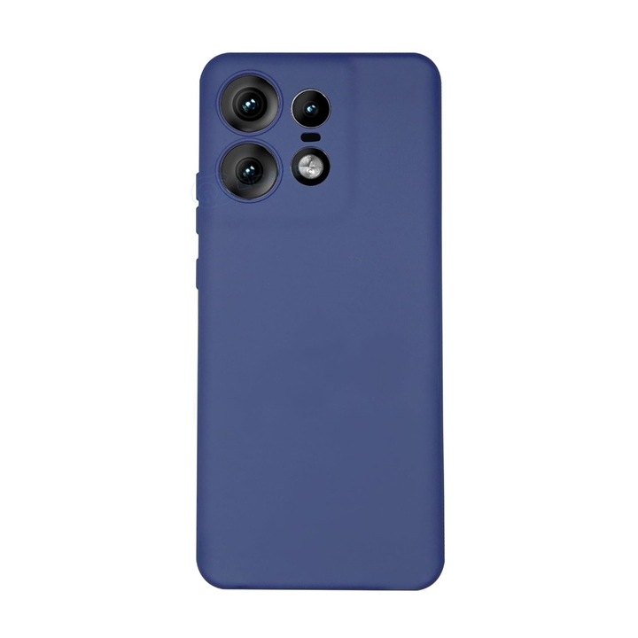 Калъф за телефон, съвместим с Motorola Edge 50 Pro 5G - син силиконов гръб