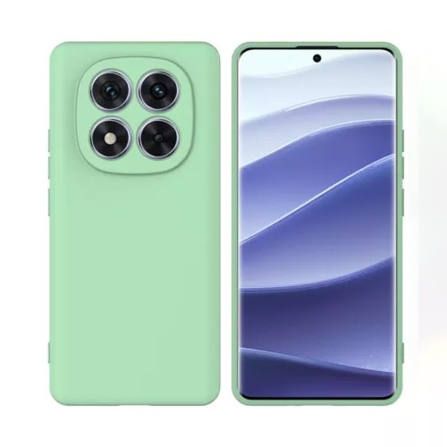 Husa pentru Xiaomi Redmi Note 14 Pro 5G Daden® din Silicon, Ultra Slim, Calitate Premium, Interior din Microfibra, Protectie Sporita, Antisoc, Verde menta