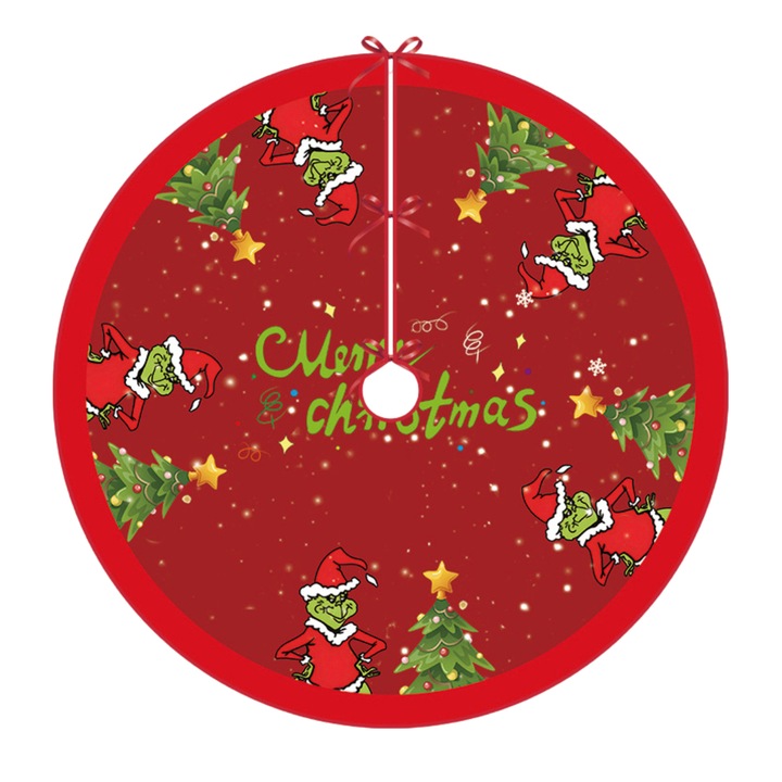 Поставка за коледна елха 90 см, класически дизайн на елф, пола на елхата