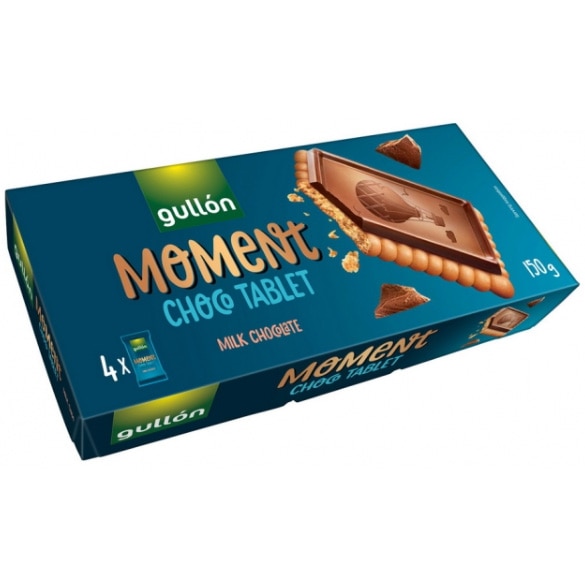 Biscuiti cu ciocolata si lapte, Gullon, 150g