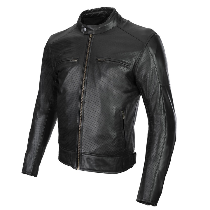 Geaca din piele SECA BONNEVILLE PERFORATED, 58/XXXL