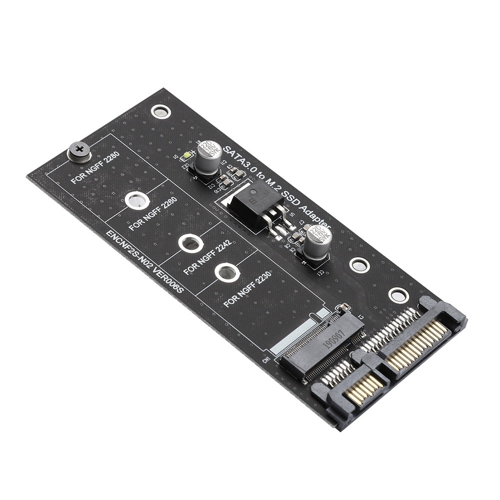 Card adaptor M.2 NGFF la SATA 22PIN, suport SSD SATA, dimensiuni