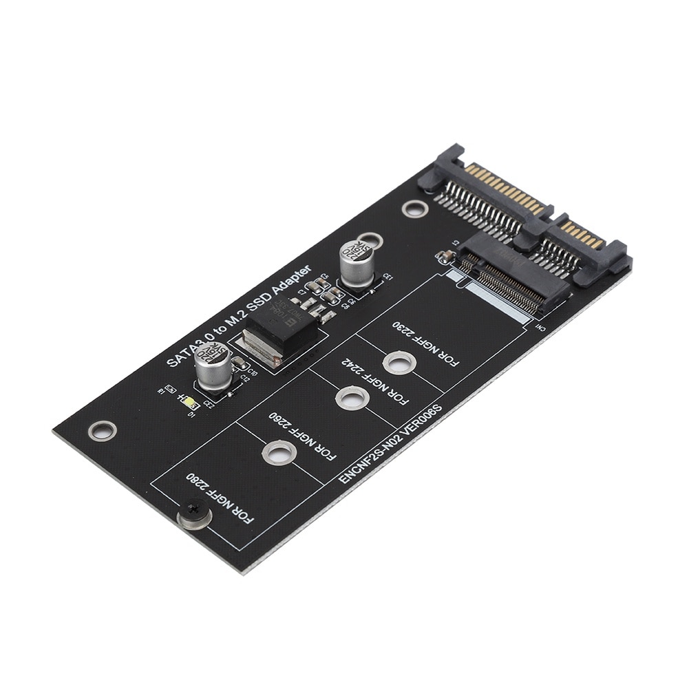 Card adaptor M.2 NGFF la SATA 22PIN, suport SSD SATA, dimensiuni