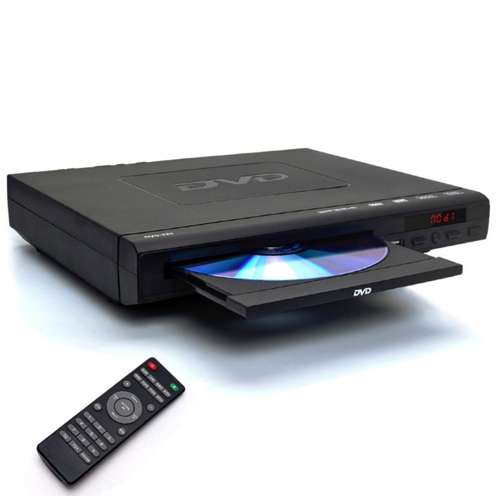 Мултимедиен DVD плейър с USB порт, 720p, дистанционно управление