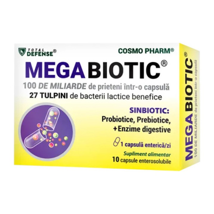 Mega Biotic, Cosmo Pharm, 10 capsule