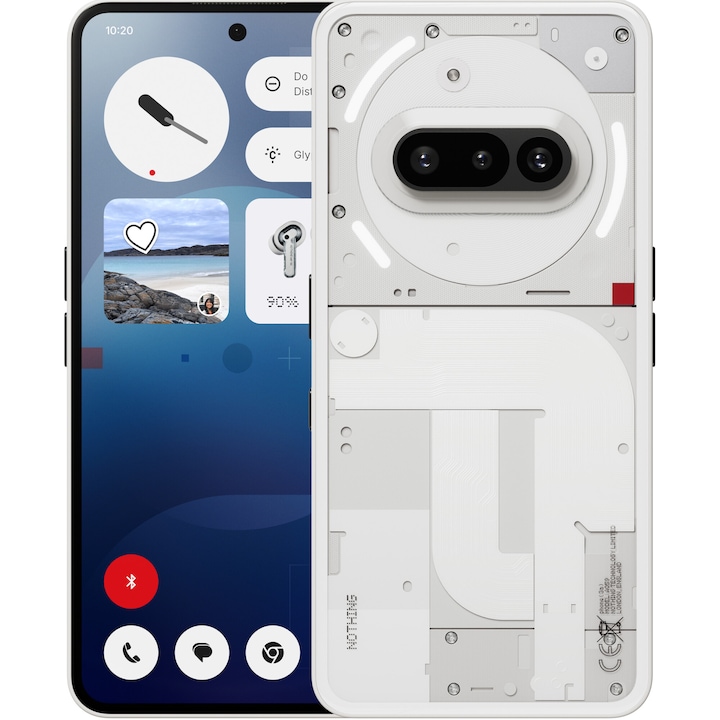Смартфон Nothing Phone (3a), 256GB, 12GB RAM, 5G, White