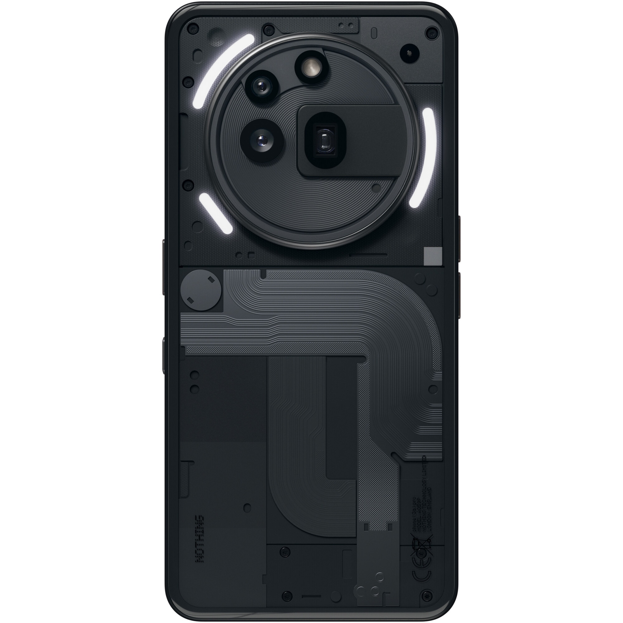 Telefon mobil Nothing Phone (3a) Pro, 256GB, 12GB RAM, 5G, Black