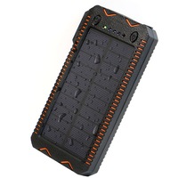 acumulator extern solar portabil powerbank 8000mah 2 usb lanterna dubla bricheta orange imagen 51_0_
0
