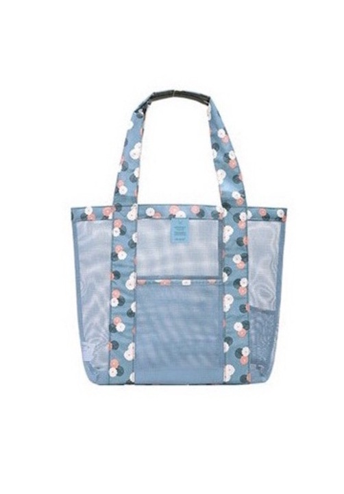 Geanta pentru calatorii, capacitate mare, material durabil mesh, multicolor