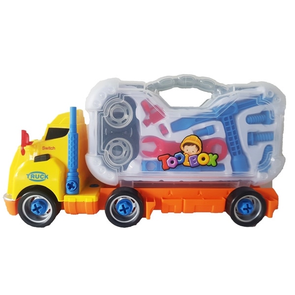 Set camionul cu scule SALAMANDRA KIDS®, Galben