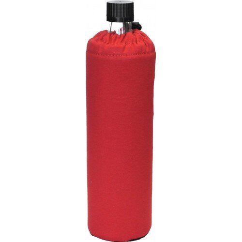 Sticla Dora, husa bumbac/pasla rosie, 500 ml