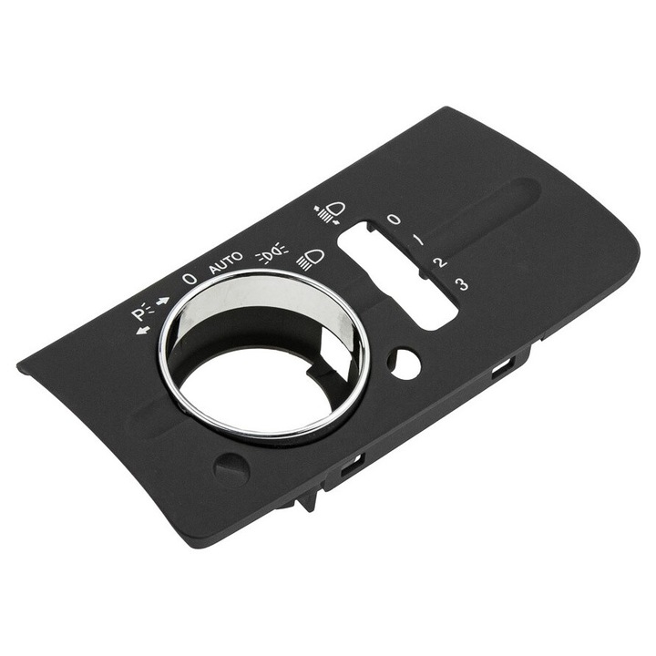 Fényszóró kapcsoló burkolat, Mercedes, E-osztály W211, Fényszóró állítással, Fekete