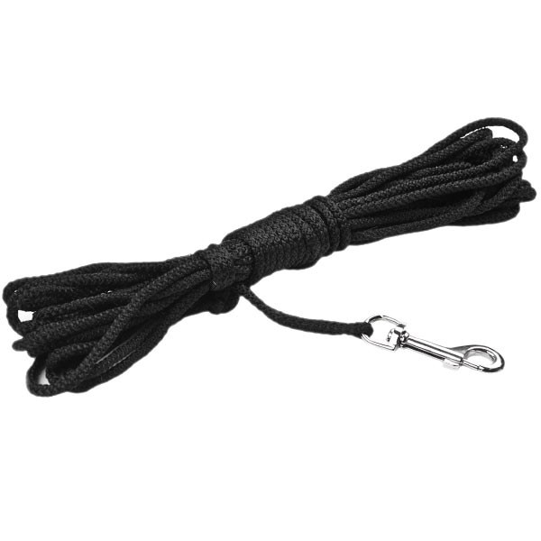 Lesa de urmarire pentru caini Julius K9, 6mmx10m, Negru