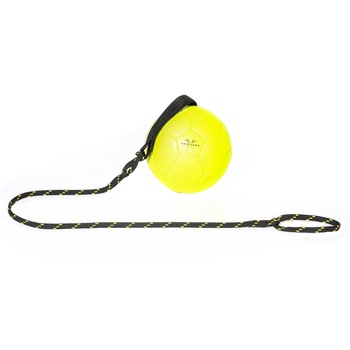 Minge de dresaj pentru caini Julius K9, cu sfoara, 80 mm, Verde Minge de dresaj pentru caini Julius K9, cu sfoara, 80 mm, Verde