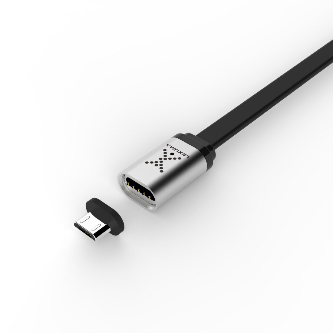 Cablu magnetic de incarcare si transfer de date pt Android cu mufa reversibila