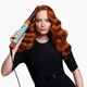 Ondulator multistyler Dyson HS08 Airwrap i.d.™, conexiune Bluetooth®, 3 trepte de viteza, 3 trepte de temperatura, Ceramic Patina-Topaz