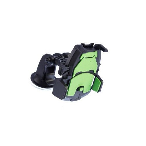 Suport iMK auto, universal, pentru telefoane cu latime intre 45 - 95 mm, Negru-Verde