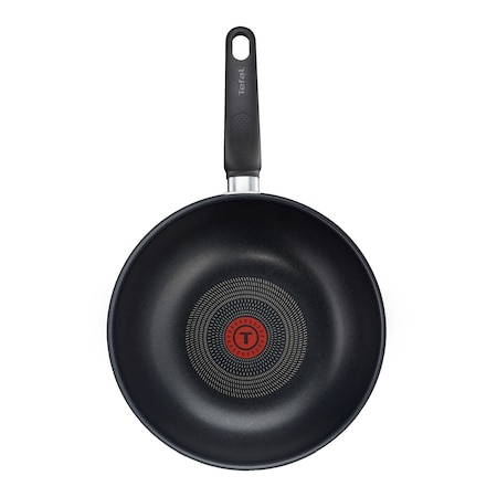 Tigaie wok Tefal Only Cook, thermo-spot, 28 cm