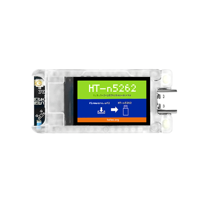 Mesh Node T114 fejlesztőkártya, Heltec Automation, nRF52840, SX1262, Bluetooth 5.0, 1,14 hüvelykes TFT kijelző, 868 MHz-es képernyővel, 50,80x22,86 mm