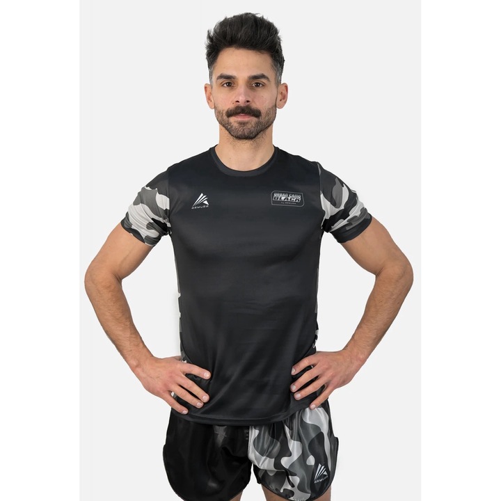 Tricou ARMURA Camo Black, Negru