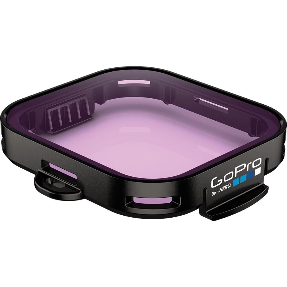 Filtru GoPro Magenta Dive pentru camera video sport, Carcasa waterproof