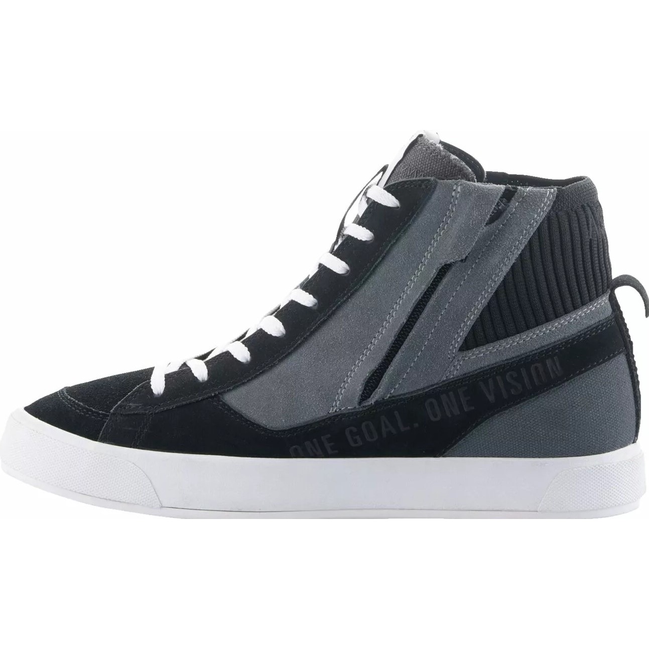 Adidasi moto Alpinestars stated negru/gri, 42 - eMAG.ro