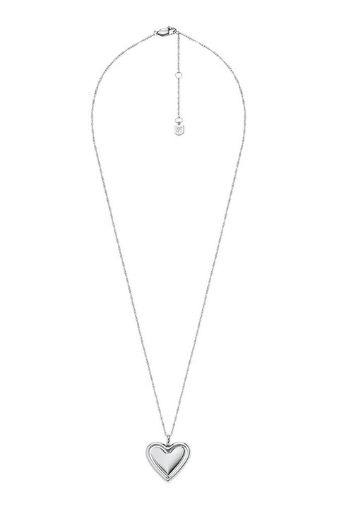 Fossil, Colier cu pandativ in forma de inima, Argintiu