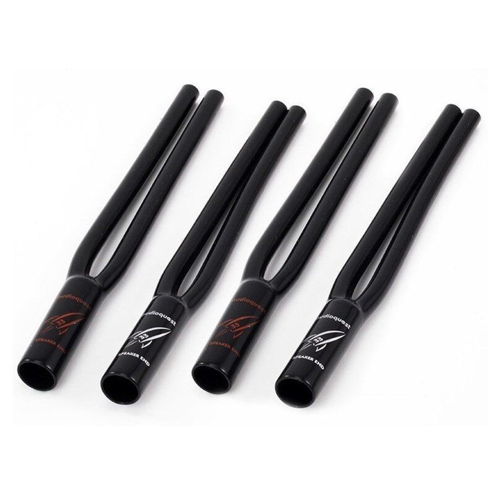 AudioQuest Rocket 33, 4 darabos készlet, kábelvégződések, kiváló minőségű, egyszerű telepítés, többszínű