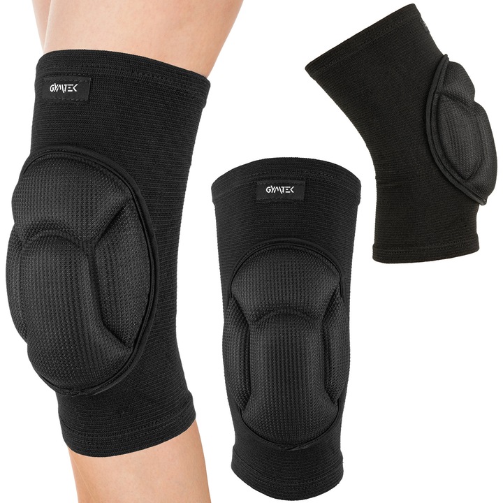 Set 2 genunchiere, Gymtek, elastic, 14,5x28cm