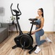 Bicicleta magnetica Gymtek XB1400, 8 niveluri de rezistenta, suport pentru tableta/telefon, 150 kg, 88x47,5x137 cm