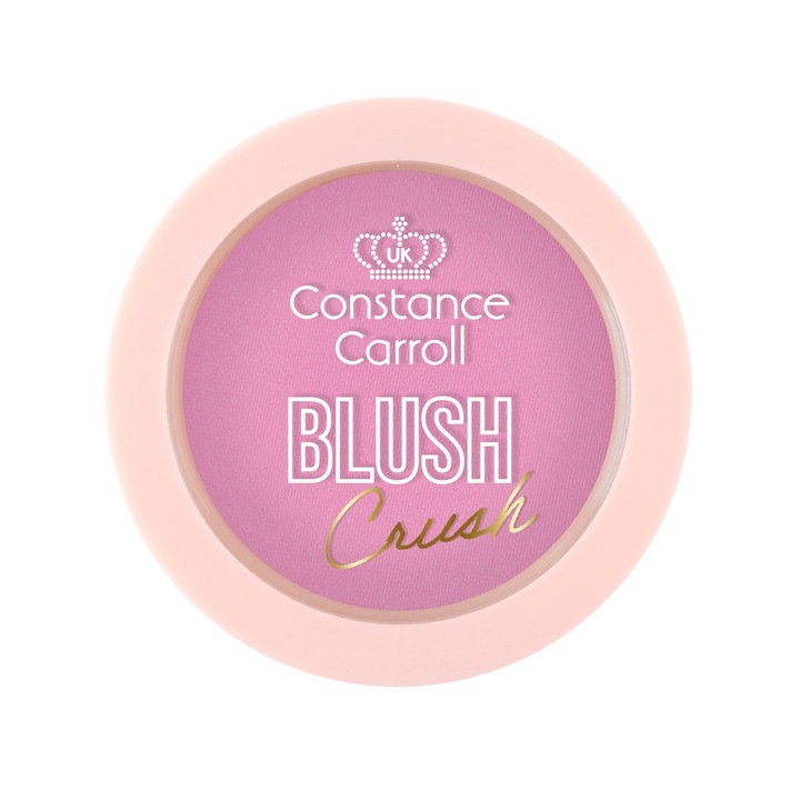 Пудра руж Constance Carroll Pink 12 Pink Cheek, естествен ефект, лесно нанасяне, розов, 12 г
