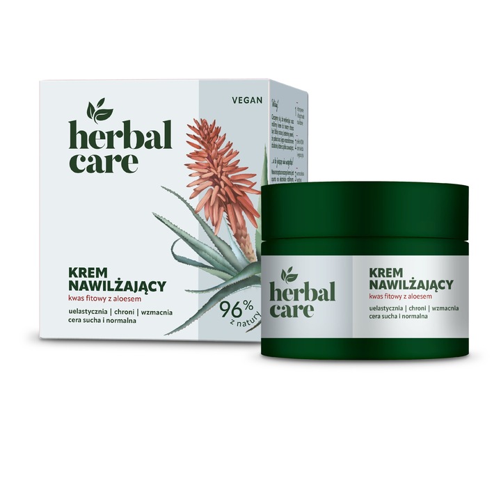 Farmona Herbal Care arckrém fitinsavval és aloe verával száraz és normál bőrre, 50 ml