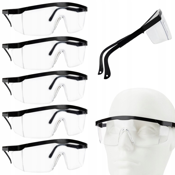 5x предпазни очила, работни очила, предпазващи, защита за очите, светлина