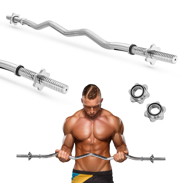 Bara greutati, 120cm, 28mm, 6kg, Gymtek