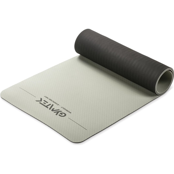 Тренировъчна постелка, Gymtek, TPE, 0.6cm, неплъзгаща се, 181.5x61cm