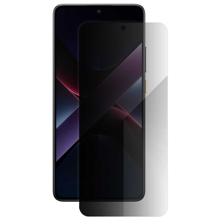 Folie privacy SILKASE pentru Poco X7 Pro, protectie ecran, silicon