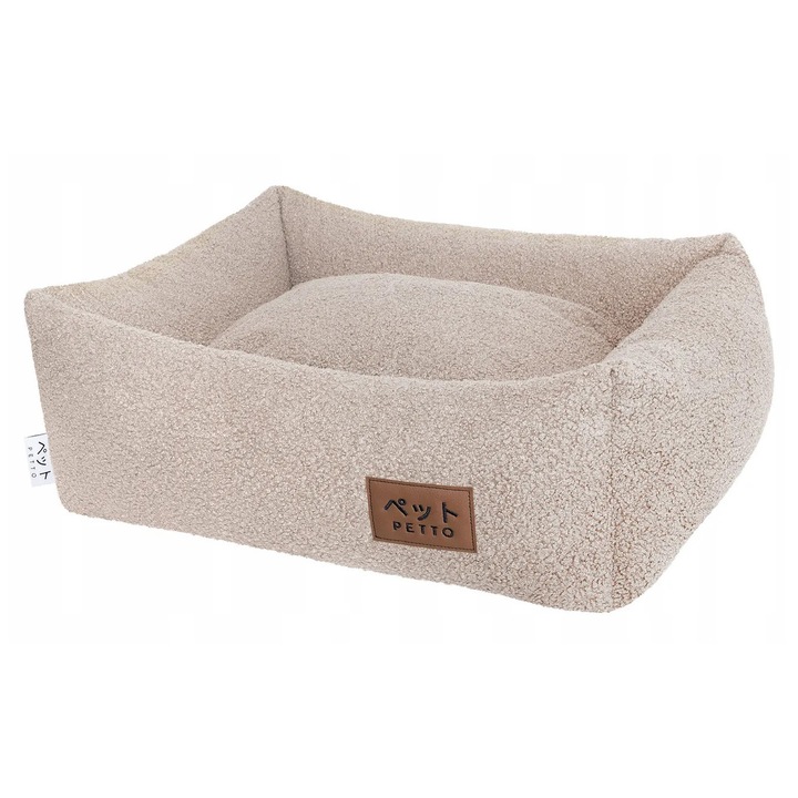 Culcus PETTO, hipoalergenic, rezistent la murdarie, bej, M 95/75cm