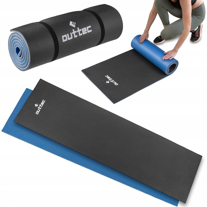 Saltea de dormit 2 straturi, 180x50x1,2cm, spuma XPE, antiderapanta, 320g