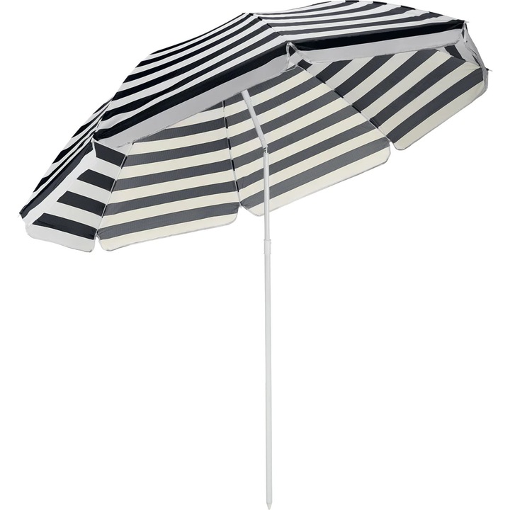 Umbrela pliabila Outtec, 200cm, greutate 1kg, pentru terasa, plaja, gradina