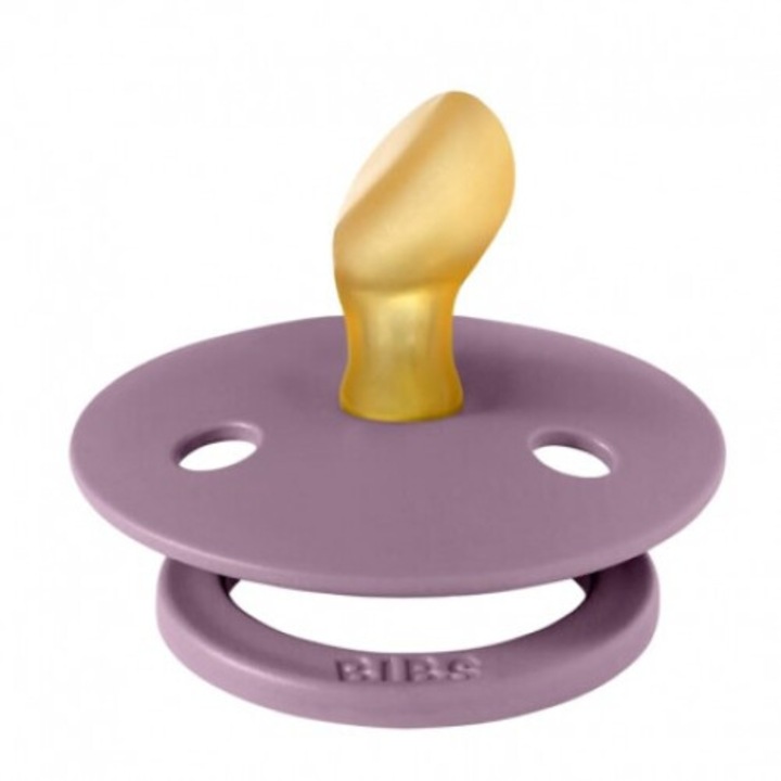 Бебешка залъгалка BIBS, 0 - 6 месеца, гумена, лилава, размер S