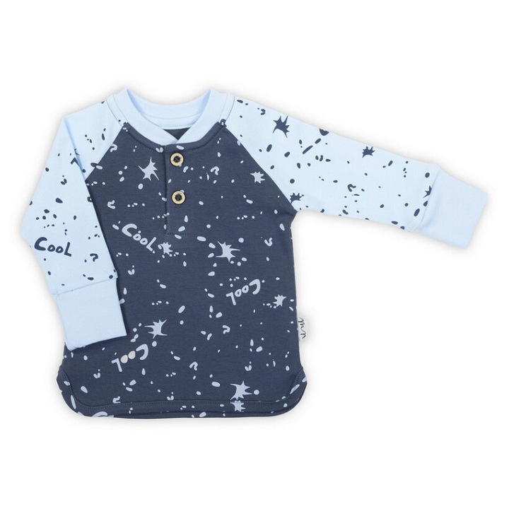 Blúz, NICOL, pamut, kék, 98 CM