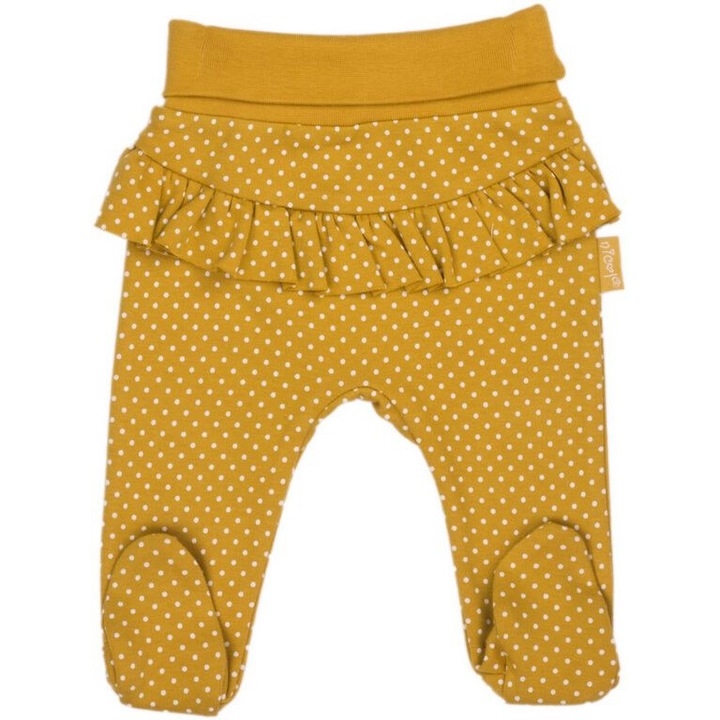 Gyermek nadrág, NICOL, Pamut, Sárga, 74 CM