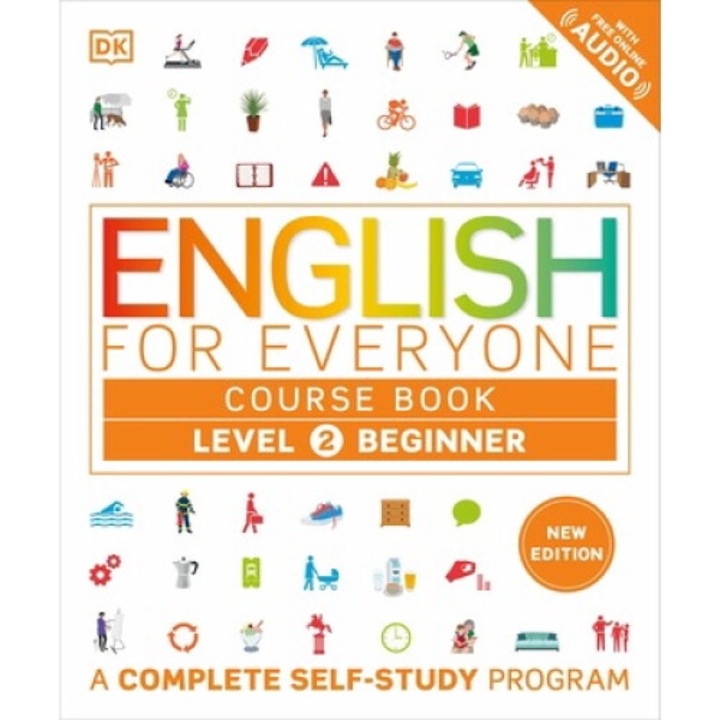 English For Everyone Course Book Level 2 Beginner: A Complete Self-study Program - Dk