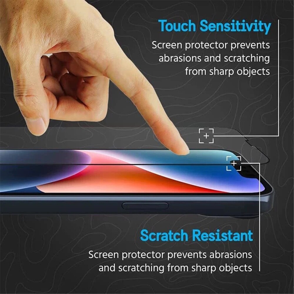 Set 2 folii protectie ecran, Sticla securizata, Transparenta, 5D, Compatibil cu iPhone 16e