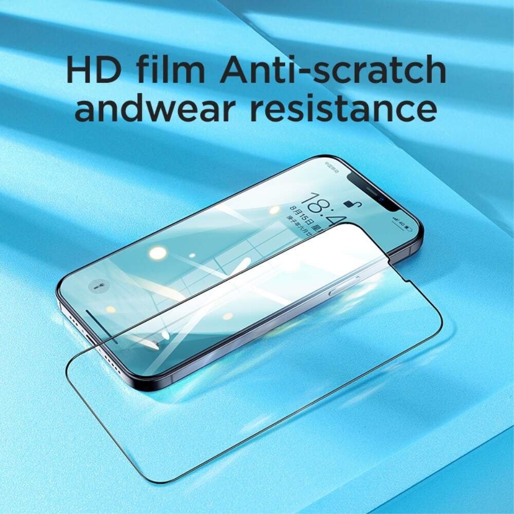 Set 2 folii protectie ecran, Sticla securizata, Transparenta, 5D, Compatibil cu iPhone 16e