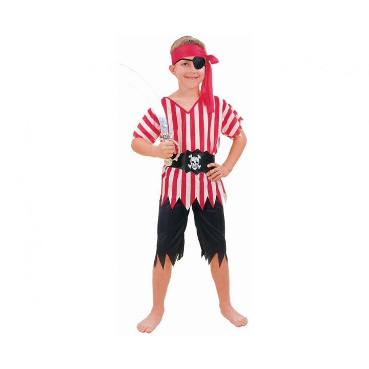 Costum carnaval Pirat Salbatic pentru copii, marime 110/120 cm ( 4-6 ani)