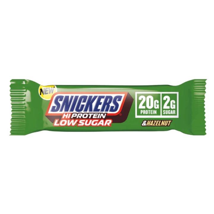 Baton proteic, cu continut scazut de zahar - alune - к 57g Mars Snickers Hi