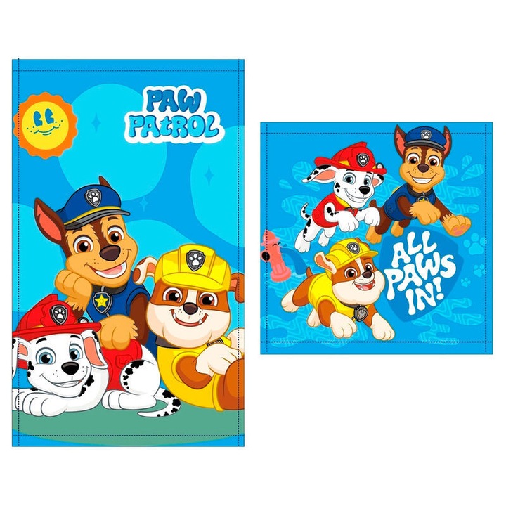 Paw Patrol кърпа за ръце, кърпа за лице, комплект кърпи