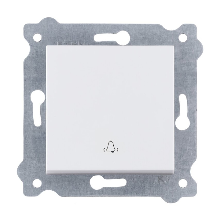 Buton clopot Alb 207/01E EXEN